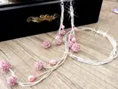 Set šperkov zdobený kryštálom Swarovski Elements | Ružová