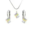 Swarovski set v tvare kocky | Crystal AB F