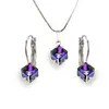Swarovski set v tvare kocky | Heliotrope