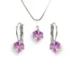 Swarovski set v tvare kocky | Violet