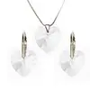 Swarovski set v tvare srdca | Crystal