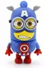 Originálny 8 GB USB flash disk v tvare Mimoňa - Captain America