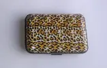Puzdro na kreditné karty-leopard