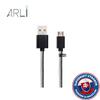 Farebný ARLI USB / MICRO USB kábel (čiernobiela cik-cak farba kábla)