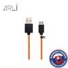 Farebný ARLI USB / MICRO USB kábel (oranžová farba kábla)