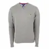 Pánsky sveter Tommy Hilfiger Pima Cotton | Veľkosť: S | Svetlošedá