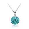 Náhrdelník Discoballs Blue Zircon | Azúrová