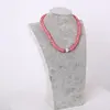 Trblietavý náhrdelník | Červená