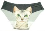 Dámske nohavičky s mačkou Intimidao | Veľkosť: M | Čierna