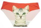 Dámske nohavičky s mačkou Intimidao | Veľkosť: M | Červená