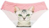 Dámske nohavičky s mačkou Intimidao | Veľkosť: M | Ružová