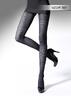 Vzorované pančuchové nohavice vzor 501 | Veľkosť: 2 | Čierna