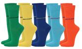 10 párov ponožiek Pierre Cardin | Veľkosť: 39-42 | Mix: tmavozelená, žltá, svetlomodrá, tyrkysová, oranžová