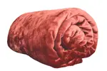 Deka z mikroflanelu | Veľkosť: 220 x 200 cm | Oranžovohnedá
