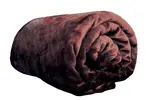 Deka z mikroflanelu | Veľkosť: 220 x 200 cm | Hnedá