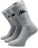 Sada 3 párov ponožiek Kappa | Veľkosť: 39-42 | Sivá