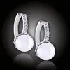 Náušnice Brillance Rebecca - White Pearl
