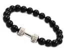 FIT LIFE náramok-strieborné prevedenie- ONYX