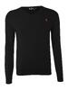 Pánsky sveter Ralph Lauren V-NECK | Veľkosť: S | Black (Red)