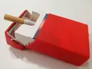 Silikónovy obal na cigarety | Svetločervená
