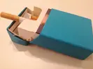Silikónovy obal na cigarety | Svetlomodrá