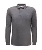 Pánska polokošeľa s dlhým rukávom Lacoste POLO LANG | Veľkosť: S | Dark Grey / Tmavošedá