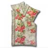 2 balenia Posteľných obliečok so zipsom (dvojposteľ) | Farba: béžovo - biela / Vzor: kvetovaný, vintage