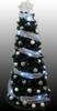 Ozdobený Vianočný stromček 70 cm | Strieborná