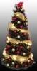 Ozdobený Vianočný stromček 70 cm | Zlato - Červená