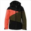 Detská zimná bunda REHALL PIRATE BLACK | Veľkosť: 128 | Čierna / oranžová / olivová