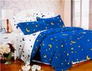 7-dielna súprava posteľného prádla zn. SENDIA "Hviezdy" | Modrá