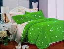 7-dielna súprava posteľného prádla zn. SENDIA "Hviezdy" | Zelená