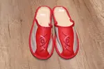 Dámske papuče | Veľkosť: 36 | Červeno-sivá