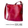 Kožená pánska taška GAUDIN BAG CONNI | Červená