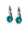 Náušnice Xirius Chatons | Blue Zircon