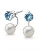 Náušnice Pearl Crystals | Aquamarine
