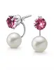 Náušnice Pearl Crystals | Rose