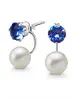 Náušnice Pearl Crystals | Sapphire