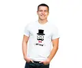 Valentínské tričko pánske Lady/Gentleman | Veľkosť: S | Biela