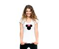 Valentínské tričko dámske Mickey/Minnie | Veľkosť: S | Biela