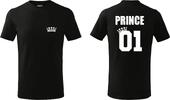 Chlapčenské tričko PRINCE | Veľkosť: 110 cm / 4 roky | Čierna
