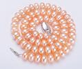 Náhrdelník - bread pearls (ružové perly)