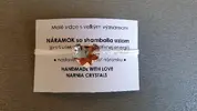 Náramok so shamballa uzlom | Biela