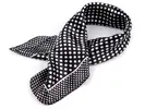 Elegantná bodkovaná šatka | Čierna