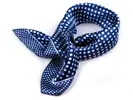 Elegantná bodkovaná šatka | Modrá