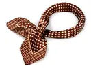 Elegantná bodkovaná šatka | Medená