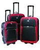 Sada 3 kufrov 100% Polyester Travel Lex - Eva 2 | Červená