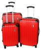 Sada 3 kufrov v ABS prevedenie Travel Lex - Colors | Červená