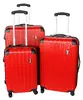 Sada 3 kufrov v ABS prevedení Travel Lex - Colors | Červená