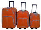 Sada 3 kufrov 100% polyester Travel Lex - Comfort Colors | Oranžová